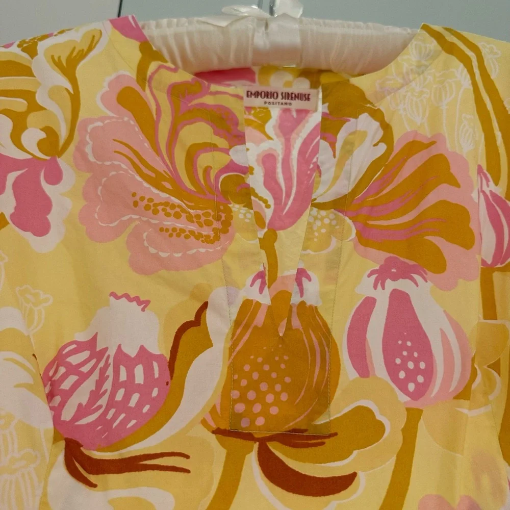 Emporio Sirenuse Positano | Glorious Caftan| Pristine | Worn Once Needs Ironing - Picture 7 of 12